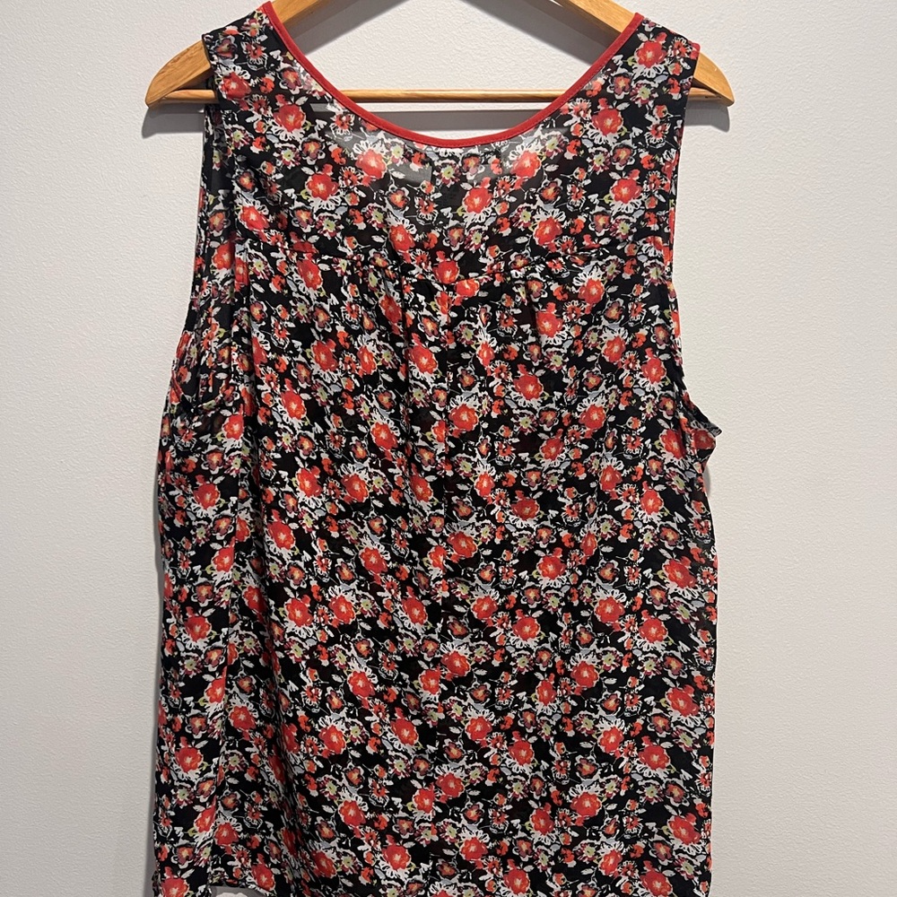 Women’s American Rag Cie sheer sleeveless blouse top size 2x xxl